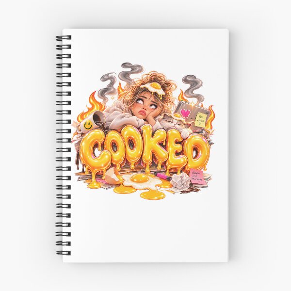 Item preview, COOKED – Funny 3D Internet Slang designed and sold by AnastasiaNensy.