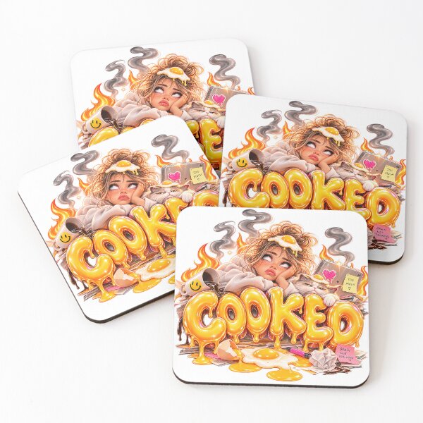Item preview, COOKED – Funny 3D Internet Slang designed and sold by AnastasiaNensy.