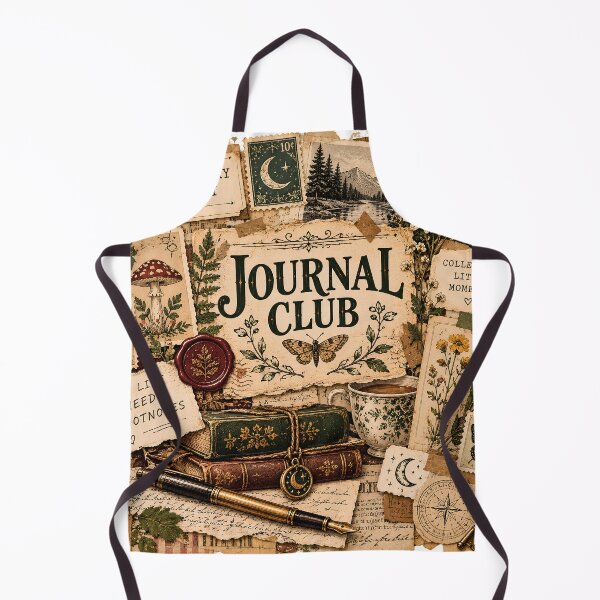 Item preview, Vintage Journal Club Scrapbook Collage designed and sold by MysticCanvasAi.