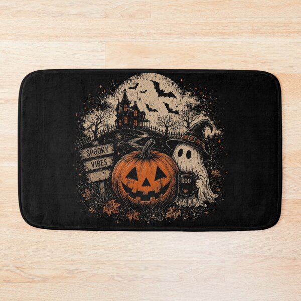 Item preview, Spooky Vibes Haunted Halloween Ghost designed and sold by SoftStyleStudio ⭐⭐⭐.