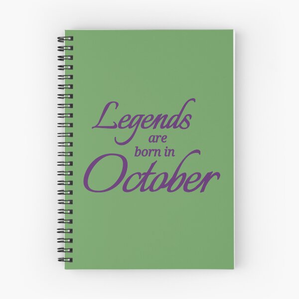 Item preview, Legends Are Born In October designed and sold by Urban Anomaly.