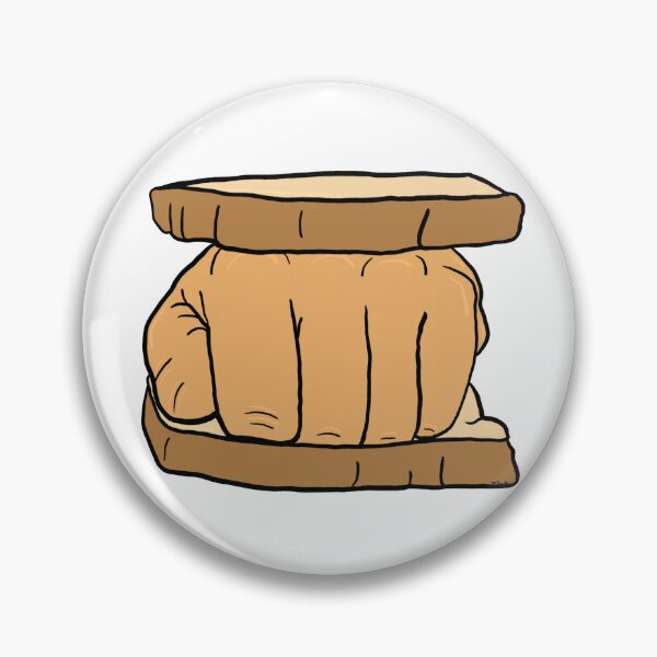 Item preview, Knuckle Sandwich – Funny Literal Pun Food Illustration designed and sold by Cosmic-Meadows.