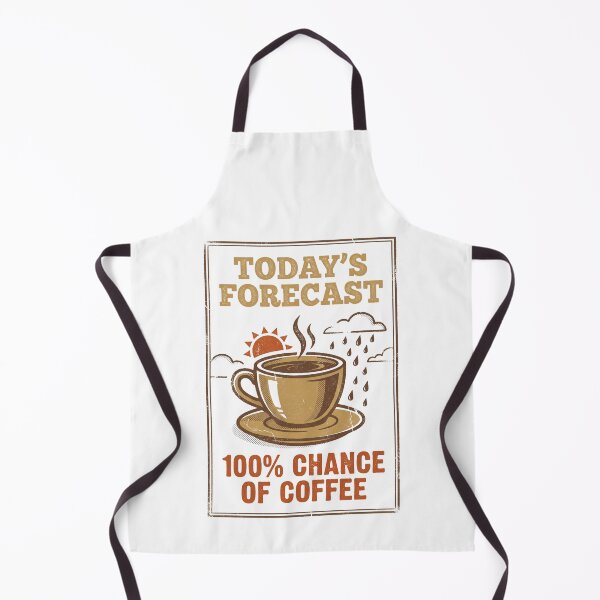 Item preview, Today's Forecast 100% Chance of Coffee designed and sold by AURA Vibes.
