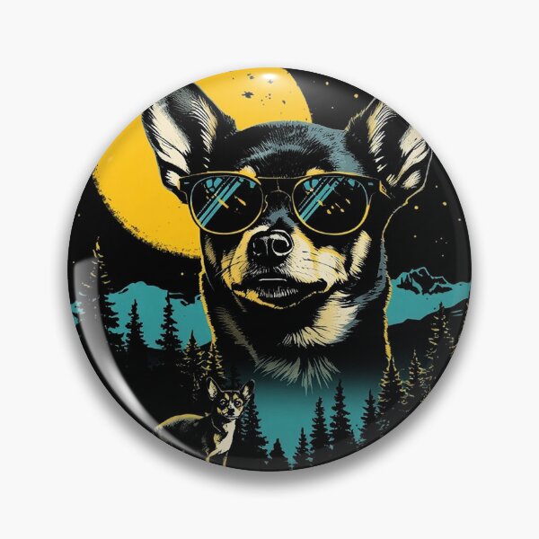 Item preview, Chihuahua with sunglasses vintage 90s wildlife designed and sold by aponwao.
