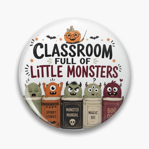 Item preview, Classroom Full Of Little Monsters Teacher Halloween Gift designed and sold by LiviuGligoros.