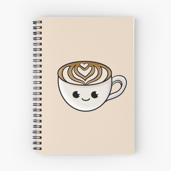 Item preview, Latte Coffe Espresso Kawaii Food Art designed and sold by Super Neon Pixels .