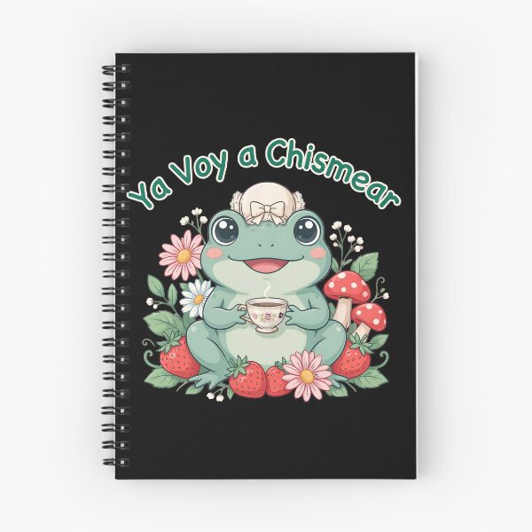 Item preview, Ya Voy a Chismear Funny Frog Meme Spanish Cottagecore designed and sold by Redgiant87x.