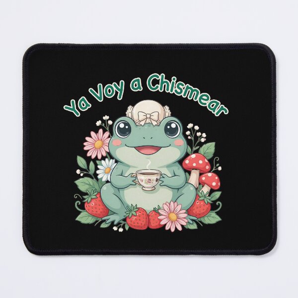 Item preview, Ya Voy a Chismear Funny Frog Meme Spanish Cottagecore designed and sold by Redgiant87x.