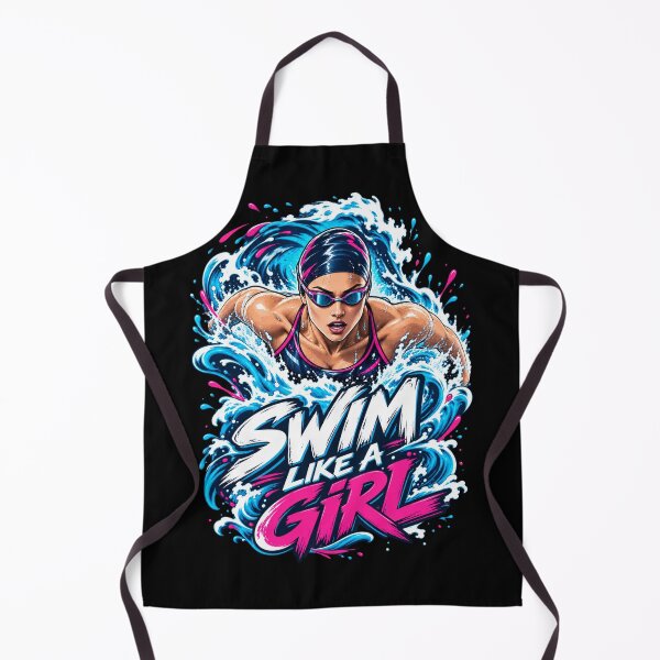 Item preview, SWIM LIKE A GIRL designed and sold by Imprearte.