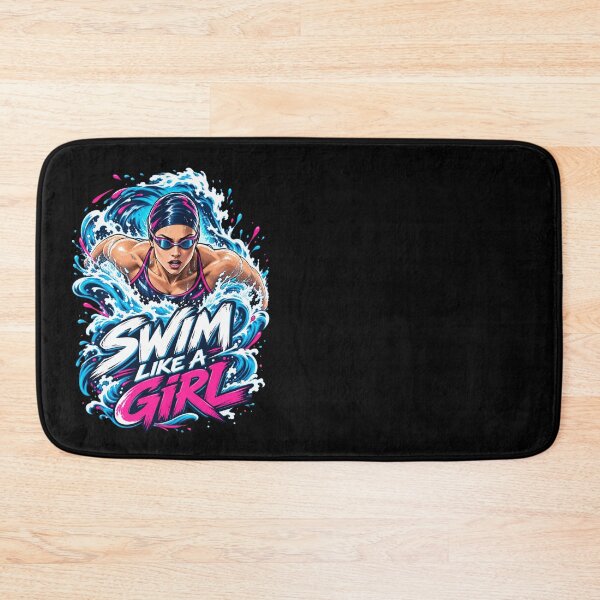 Item preview, SWIM LIKE A GIRL designed and sold by Imprearte.