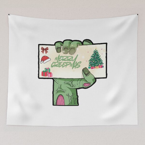 Item preview, Merry Creepmas Zombie Hand Christmas Card designed and sold by Neworld24.
