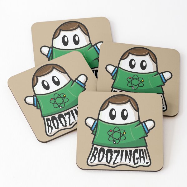 Item preview, Big Bang Theory Halloween Cute Sheldon Ghost Boozinga designed and sold by colormemaroon.