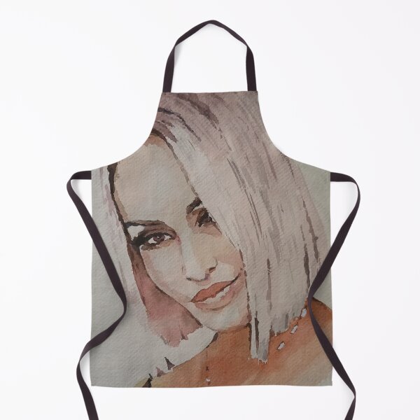 Item preview, Blonde Woman Watercolor Portrait designed and sold by SlavaArt.