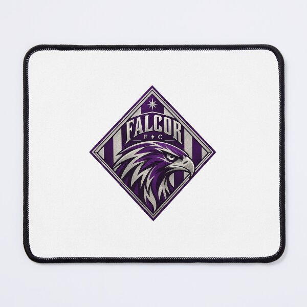 Item preview, Falcor FC Eagle Diamond Badge Purple Silver Crest designed and sold by DriftcoreStudio.