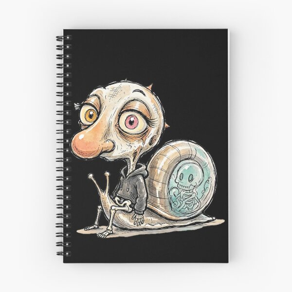 Item preview, Surreal Snail Hoodie Skeleton Pop Art designed and sold by LujziWorld.