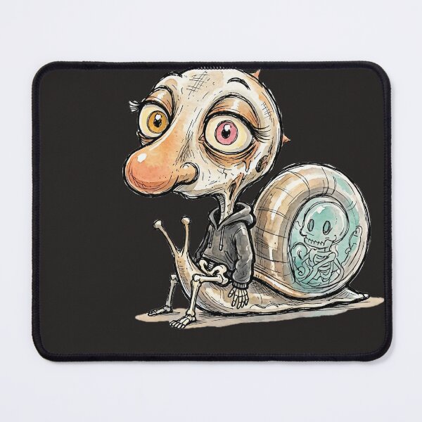 Item preview, Surreal Snail Hoodie Skeleton Pop Art designed and sold by LujziWorld.