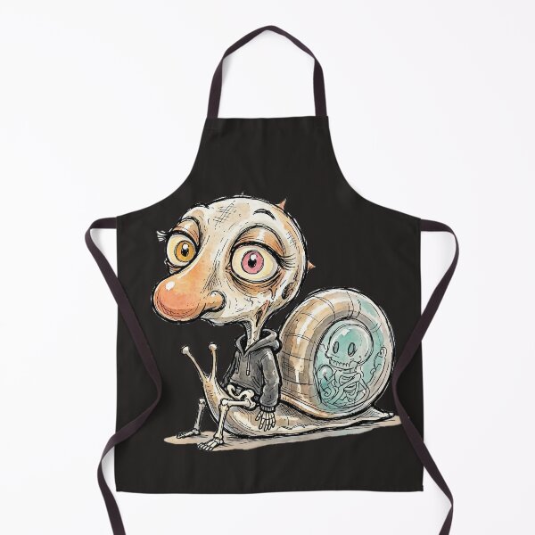 Item preview, Surreal Snail Hoodie Skeleton Pop Art designed and sold by LujziWorld.