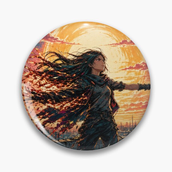 Item preview, Anime Street Art - Rise Like Embers - Urban Heroine designed and sold by JonelleTshirts.