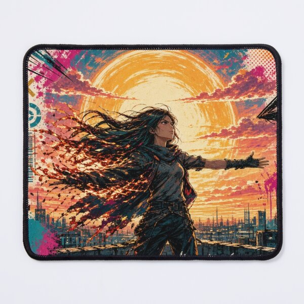 Item preview, Anime Street Art - Rise Like Embers - Urban Heroine designed and sold by JonelleTshirts.