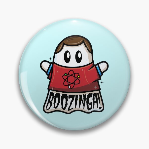 Item preview, Big Bang Theory Sparkle Halloween Cute Sheldon Ghost Boozinga designed and sold by colormemaroon.