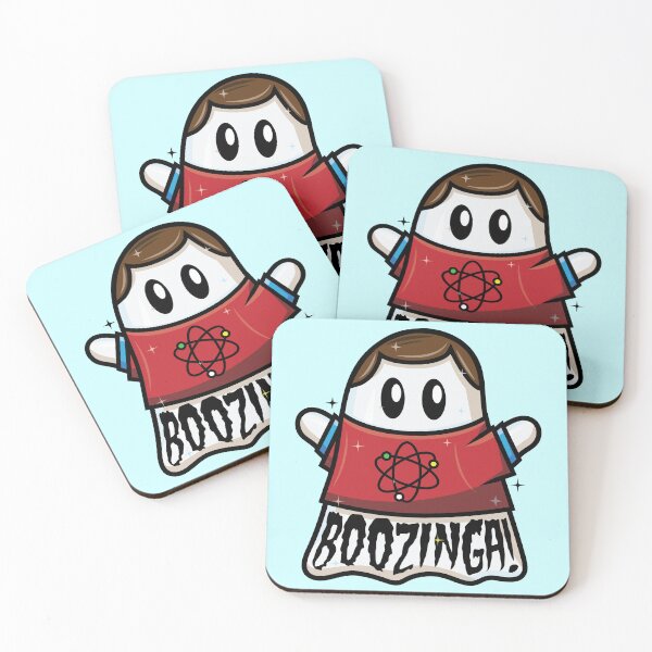 Item preview, Big Bang Theory Sparkle Halloween Cute Sheldon Ghost Boozinga designed and sold by colormemaroon.