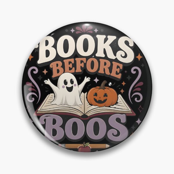 Item preview, Books Before Boos Clever Reading Pun Spooky Teacher designed and sold by LiviuGligoros.