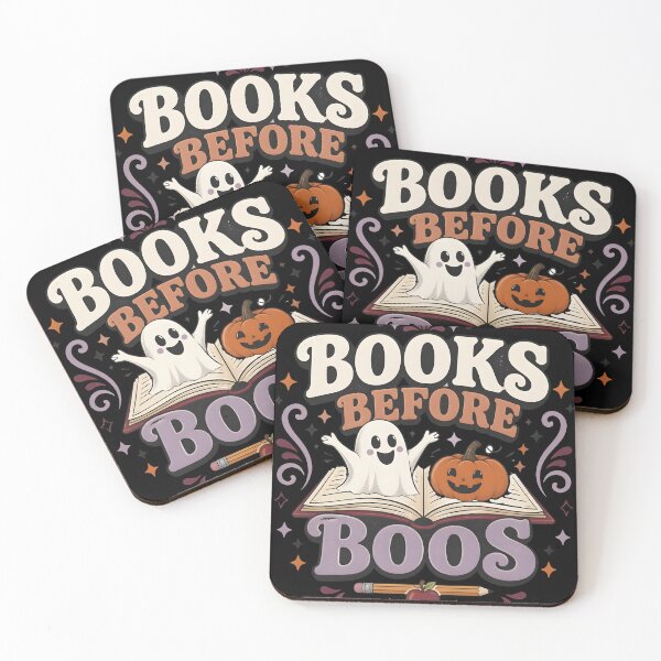 Item preview, Books Before Boos Clever Reading Pun Spooky Teacher designed and sold by LiviuGligoros.