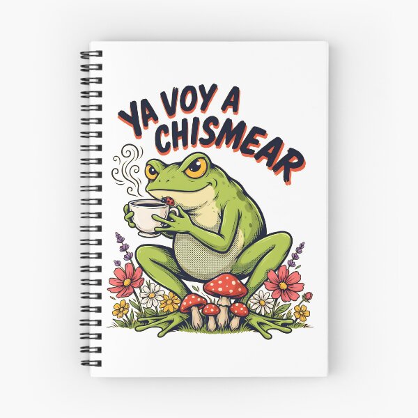 Item preview, Ya Voy a Chismear Spanish Funny Frog Meme Cottagecore designed and sold by Redgiant87x.