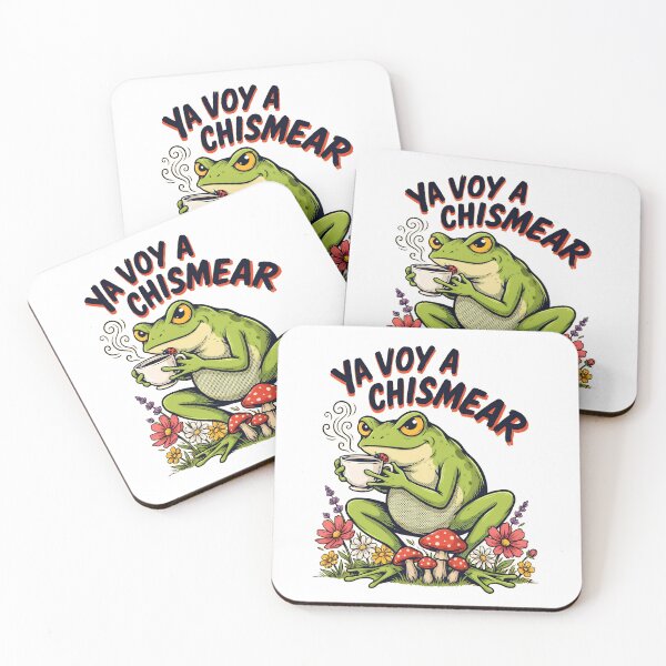 Item preview, Ya Voy a Chismear Spanish Funny Frog Meme Cottagecore designed and sold by Redgiant87x.