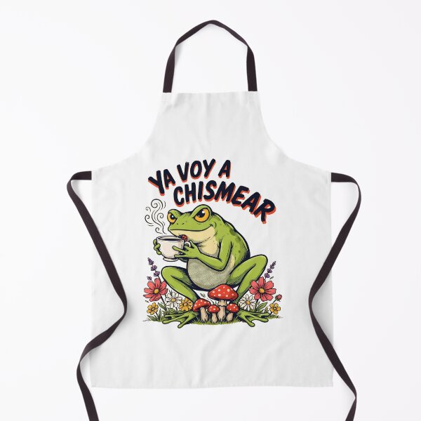 Item preview, Ya Voy a Chismear Spanish Funny Frog Meme Cottagecore designed and sold by Redgiant87x.