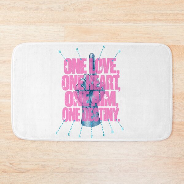 Item preview, One Love One Heart Reggae Unity Quote designed and sold by BASS-CULTURE.