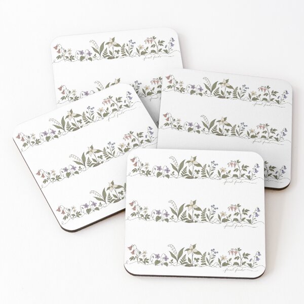 Item preview, Forest Finds – Woodland Wildflowers & Ferns designed and sold by SusanSweetArt.