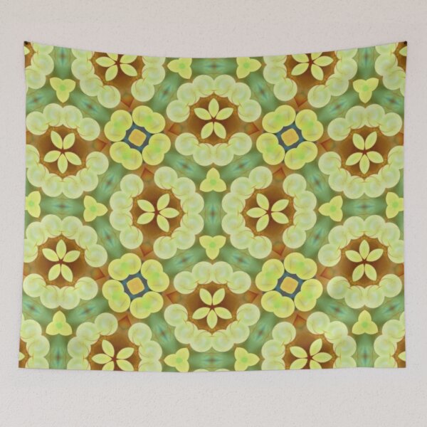 Item preview, Vintage Spring Meadow Pattern designed and sold by Shy Fractal Designs.