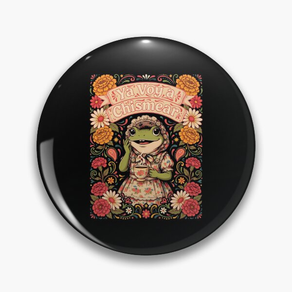 Item preview, Ya Voy a Chismear Cottagecore Funny Frog Meme Spanish designed and sold by Redgiant87x.