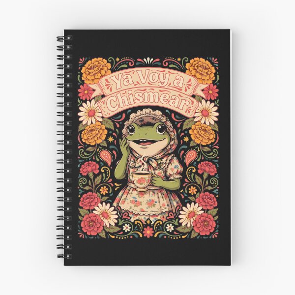 Item preview, Ya Voy a Chismear Cottagecore Funny Frog Meme Spanish designed and sold by Redgiant87x.