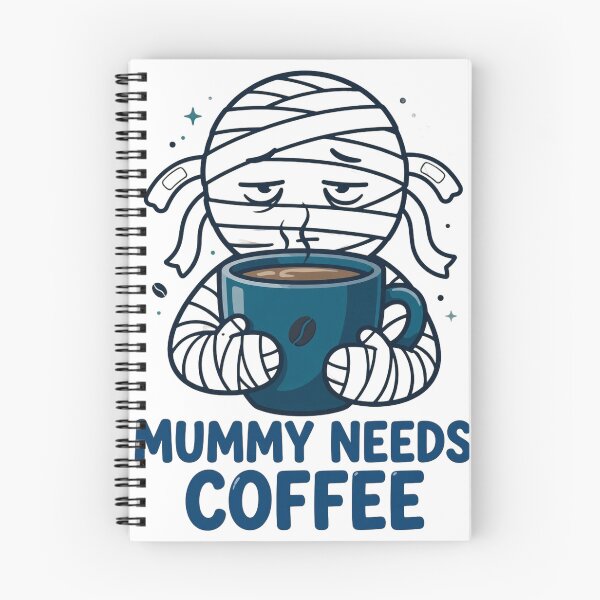 Item preview, Mummy Needs Coffee Funny Halloween Mom T-Shirt designed and sold by ApparelOutpost.
