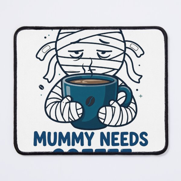 Item preview, Mummy Needs Coffee Funny Halloween Mom T-Shirt designed and sold by ApparelOutpost.