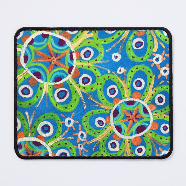 Item preview, Blue Kaleidoscope Flower Pattern designed and sold by Fani*.