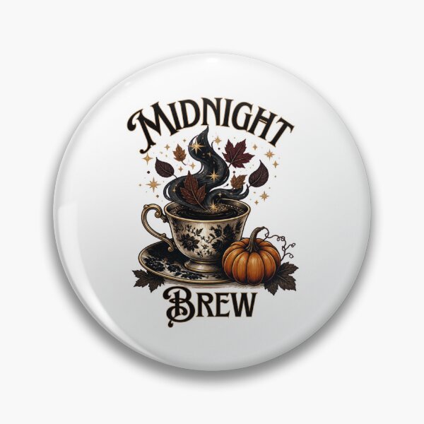 Item preview, Midnight Brew Vintage Autumn Coffee And Pumpkin Art designed and sold by Créative touche .