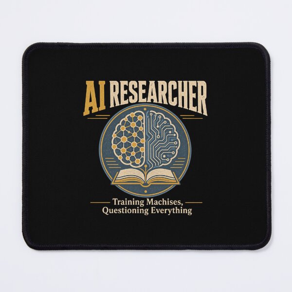 Item preview, AI Researcher Training Machines Questioning Everything Artificial Intelligence designed and sold by jeshands.