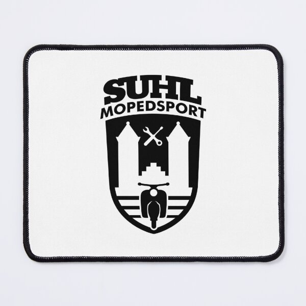Item preview, Simson Schwalbe Suhl Mopedsport Coat of Arms Logo (black) designed and sold by VEB Ostladen.