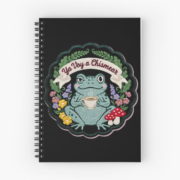 Item preview, Ya Voy a Chismear Funny Spanish Frog Meme Cottagecore designed and sold by Redgiant87x.