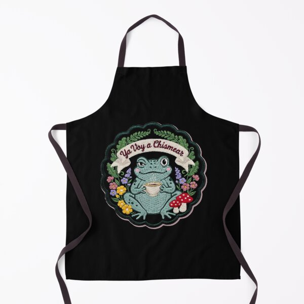 Item preview, Ya Voy a Chismear Funny Spanish Frog Meme Cottagecore designed and sold by Redgiant87x.