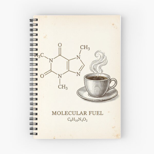 Item preview, Molecular Fuel Caffeine Structure designed and sold by AURA Vibes.