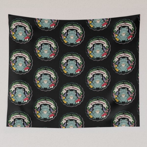 Item preview, Ya Voy a Chismear Funny Spanish Frog Meme Cottagecore designed and sold by Redgiant87x.