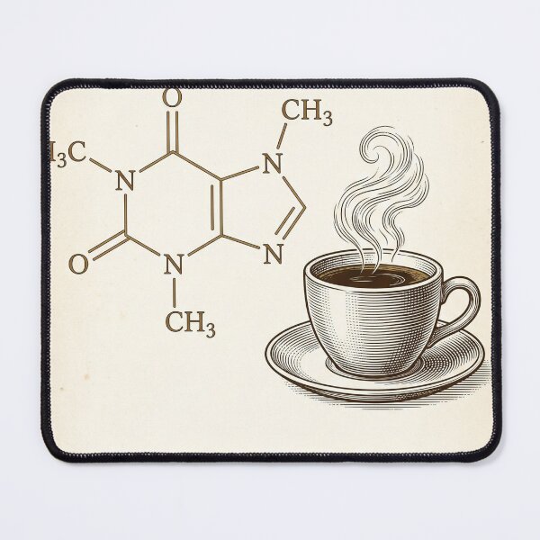 Item preview, Molecular Fuel Caffeine Structure designed and sold by AURA Vibes.