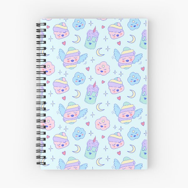 Item preview, Cute sleepy marshmallow pattern – kawaii pastel sweet dreams designed and sold by Deepness2023.