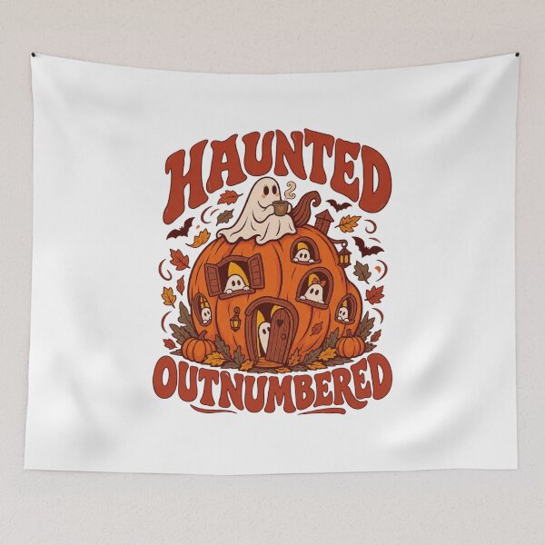 Item preview, Haunted and Outnumbered designed and sold by LuveraxArt.