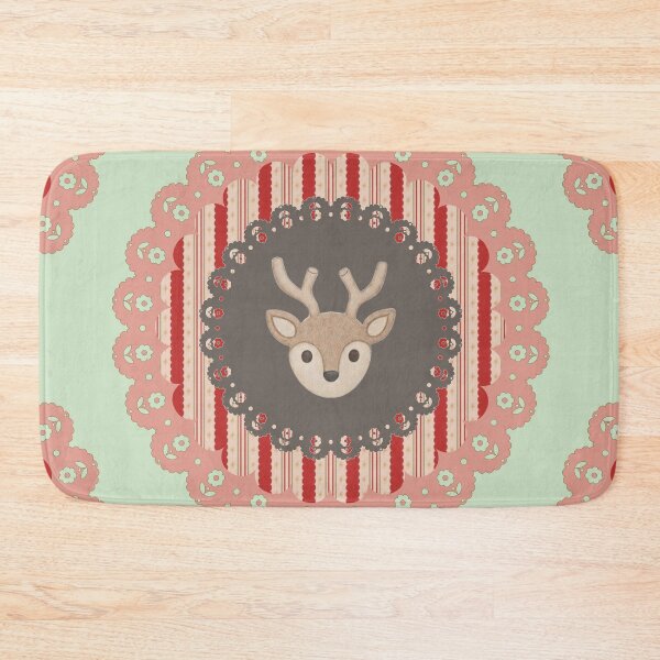 Item preview, Warm Earthy Tones Reindeer Holiday Ornament Design designed and sold by Liberarteprint.