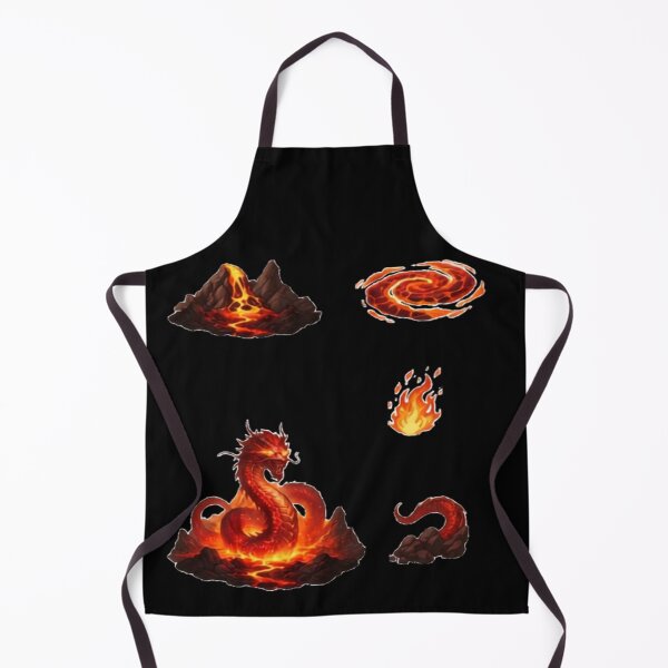 Item preview, Volcanic Lava Fire Dragon Sticker Art designed and sold by Ammeluk.